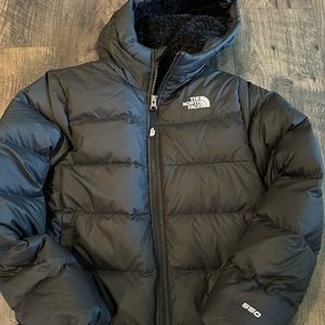 The North Face Puffer Coat with Fur Lining